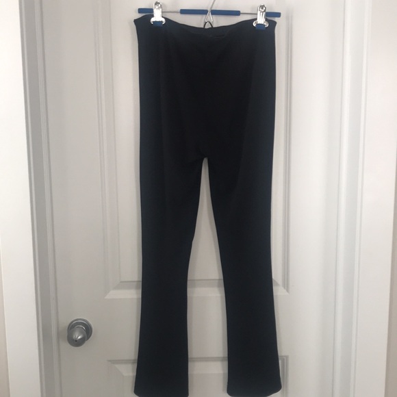 ABS Black Pants with Bottom Slit - Picture 6 of 6